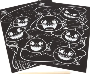 Pinkfong Baby Shark Baby Shark Scratch Art Set Clearance