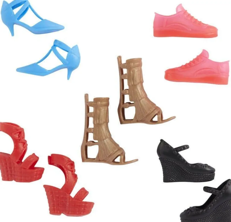 barbie_fashion__shoe_pack_0.webp Barbie Fashion 5 Shoe Pack Sale