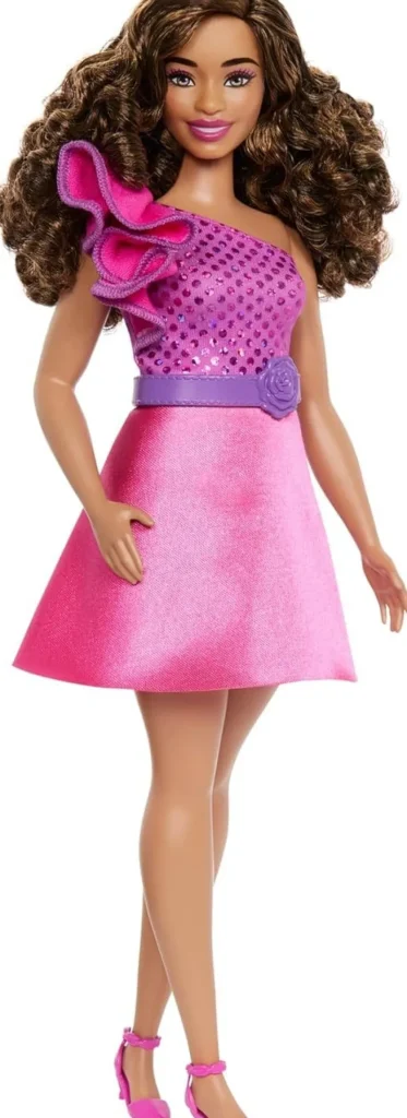 Barbie Fashionistas Doll with Glitter Dress Clearance