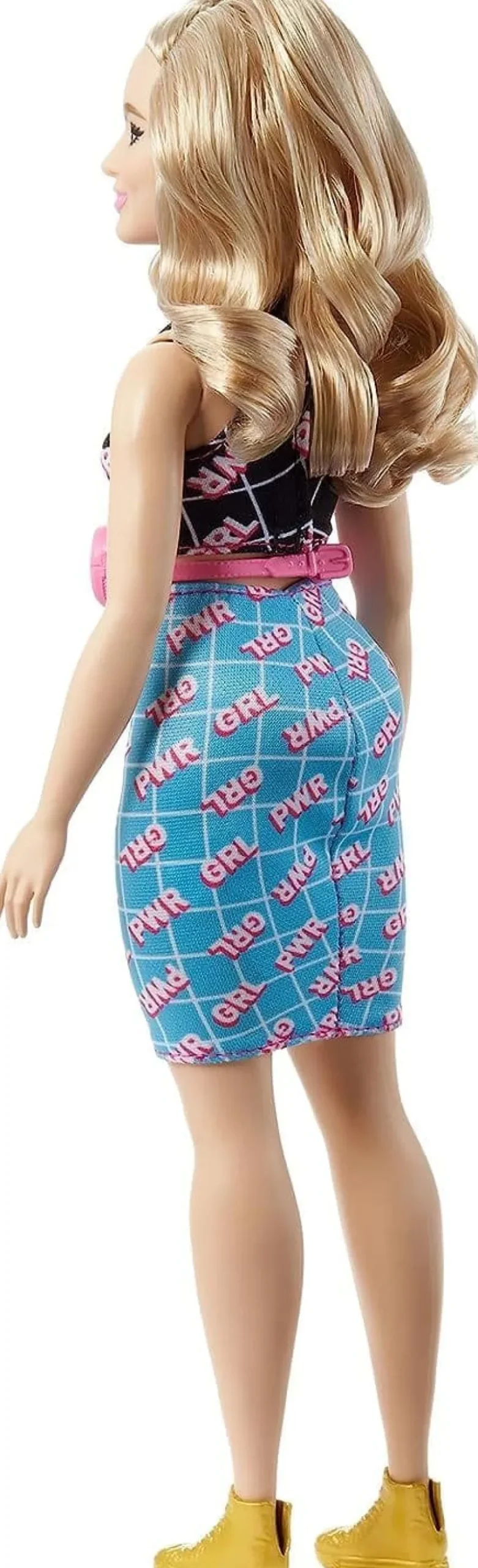 barbie_fashionistas_doll__2-4.webp Barbie Fashionistas Doll - Curvy Blonde in Girl Power Outfit Sale