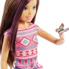 Barbie Skipper Camping Doll Set Inc Easter Bunny Clearance