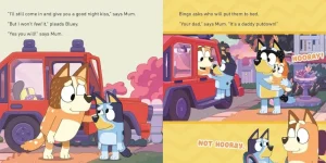 Bluey Daddy Putdown Story Book Fashion