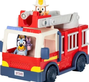 Bluey Firetruck Including Exclusive Firefighter Bingo and Bob Bilby Figures Fashion