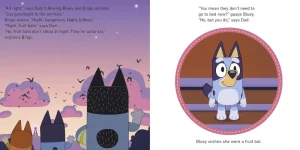 Bluey Goodnight Fruit Bat Story Book Outlet