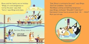 Bluey Swim School Book Story Book Sale