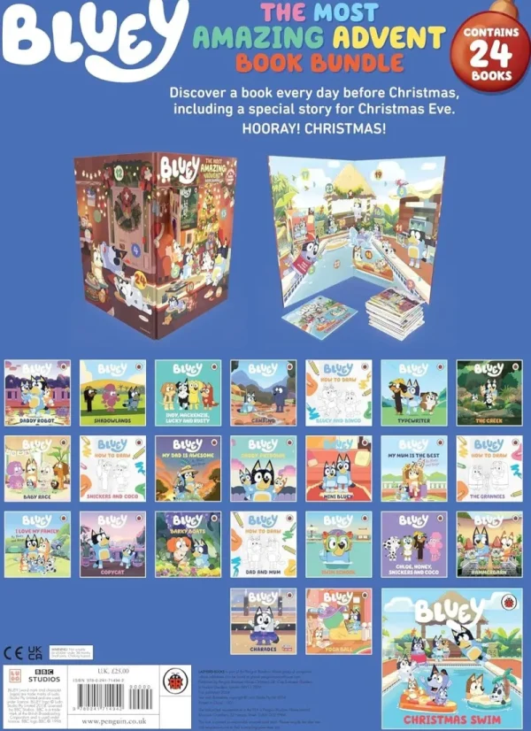 Bluey The Most Amazing Advent Book Bundle Discount
