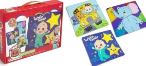 Cocomelon Touch and Feel Puzzle Set 3 Puzzles Clearance