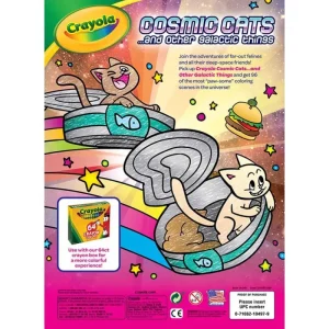 Crayola Cosmic Cats Colouring Book Sale