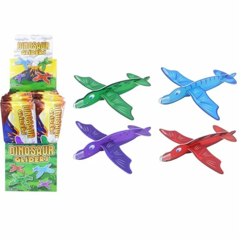 dinosaur_flying_plane_gli_0.webp Fun Stationery/Gags and Jokes Dinosaur Flying Plane Gliders Pack of 4 Hot