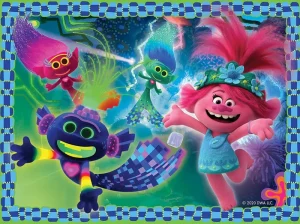 Dreamworks Trolls World Tour Puzzle 4 in a Box Outlet