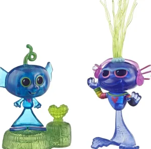 Dreamworks Trolls World Tour Techno Reef Bobble with two figures New