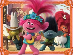 Dreamworks Trolls World Tour Puzzle 4 in a Box Outlet