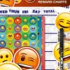Art and Crafts Emoji Reward Charts Including Pen & Stickers Best