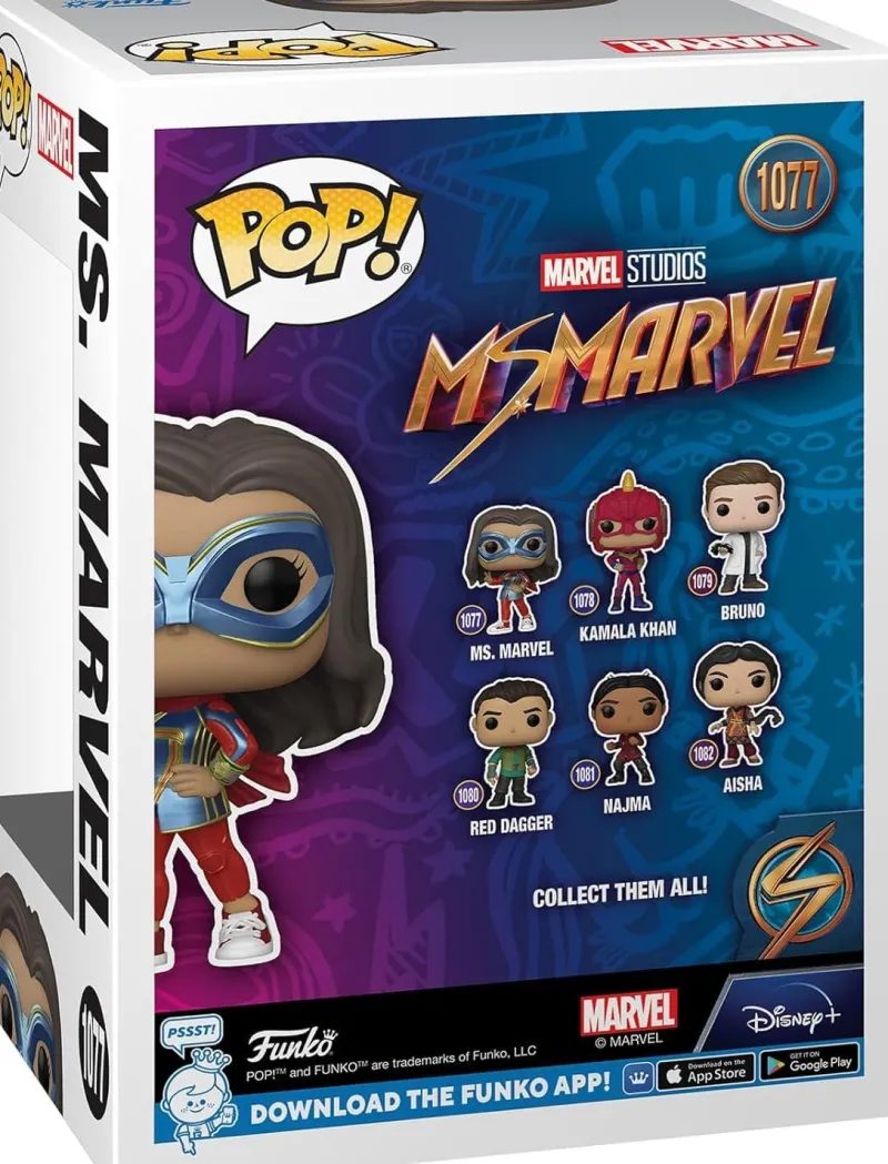 funko_pop_marvel_ms_marve_1.webp Funko Pop Vinyl Funko POP Marvel Ms Marvel Fashion