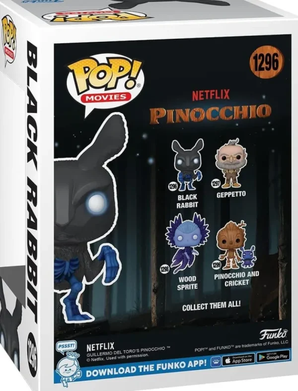 Funko Pop Vinyl Funko Pop Movies Enamel Pinocchio - Black Rabbit - Collectable Vinyl Figure Discount