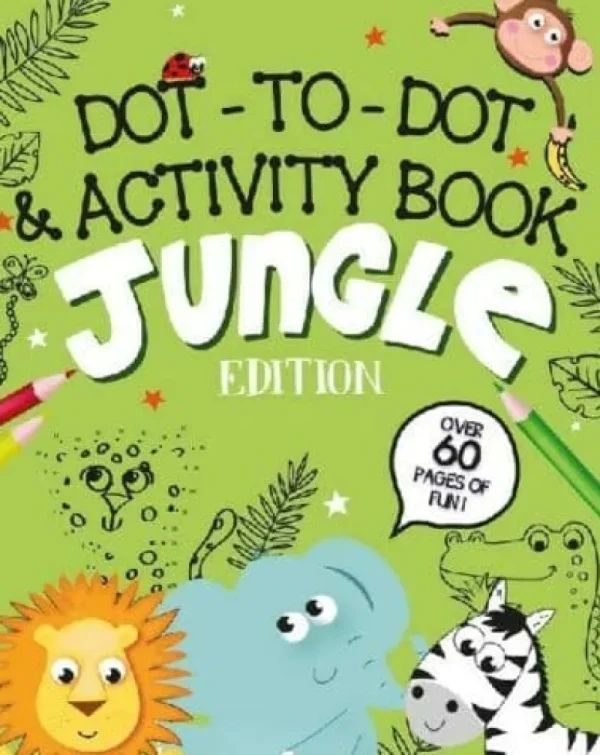 Art and Crafts Jungle Dot To Dot Activity Book Clearance