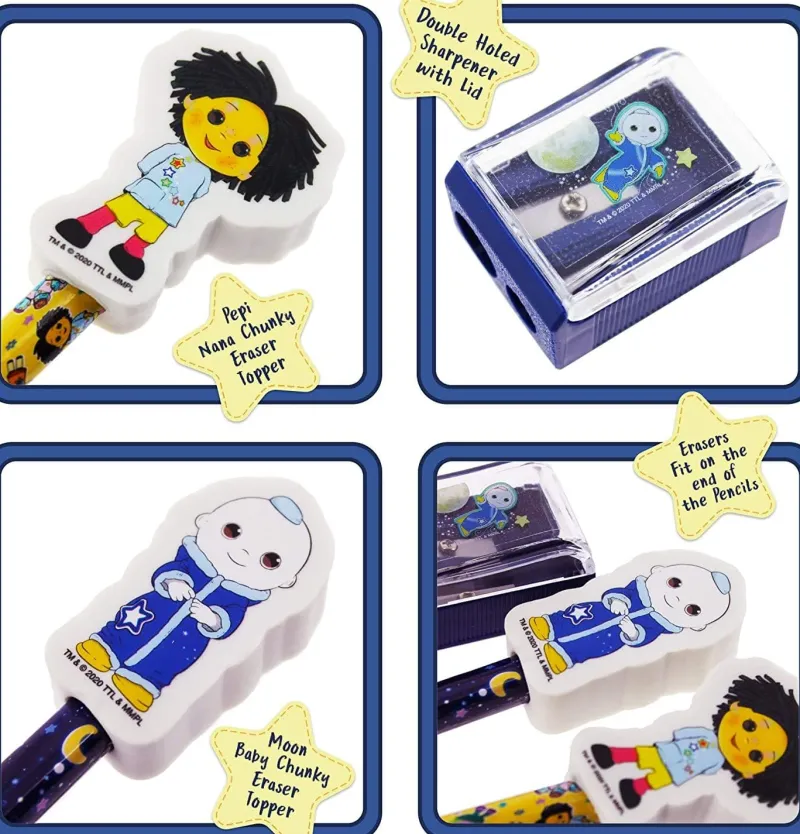 moon_and_me__chunky_erase_0.webp Moon and Me - Chunky Eraser and Pencil Set Discount
