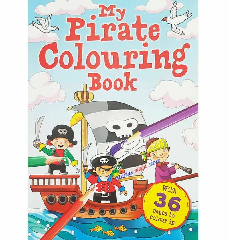 my_pirate_children_s_colo_0.webp Art and Crafts My Pirate Children s Colouring Book Clearance