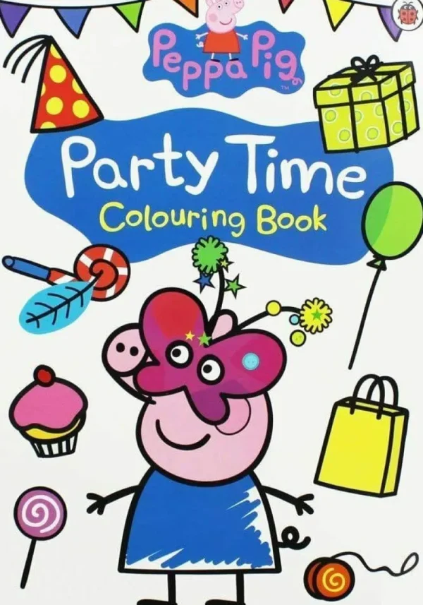 Peppa Pig Party Time Colouring Book Fashion
