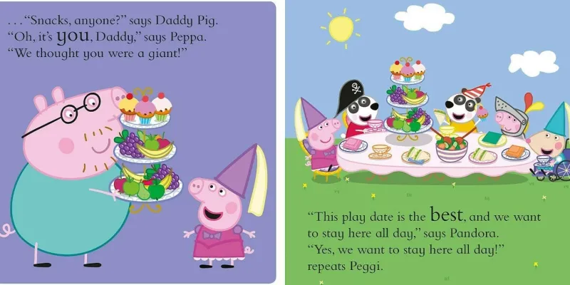 peppa_pig_peppa_s_play_da_1.webp Children's Books Peppa Pig Peppa s Play Date Hardback Book Sale