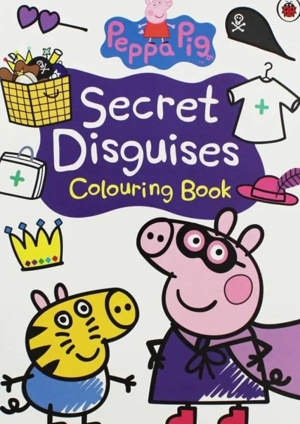 Children's Books Peppa Pig  Secret Disguises Colouring Book New