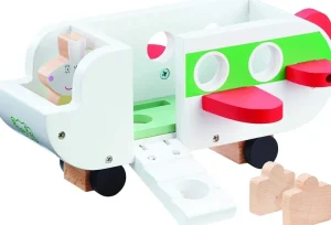 Peppa Pig Wooden Aeroplane push along vehicle Fashion