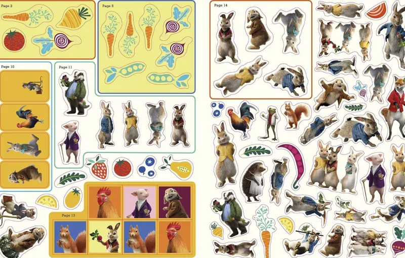 peter_rabbit_movie__stick_0.webp Art and Crafts Peter Rabbit Movie 2 Sticker Activity Book Clearance