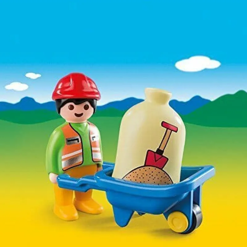 playmobil__worker_with_wh_1.webp Playmobil 6961 Worker with Wheelbarrow Hot