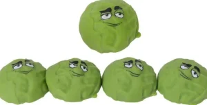Fun Stationery/Gags and Jokes Russel the Brussel Squeeze Sensory Stress Relief Party Joke Toy Filler Discount