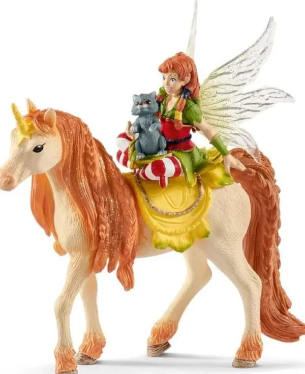 Schleich Fairy Marween with Glitter Unicorn New