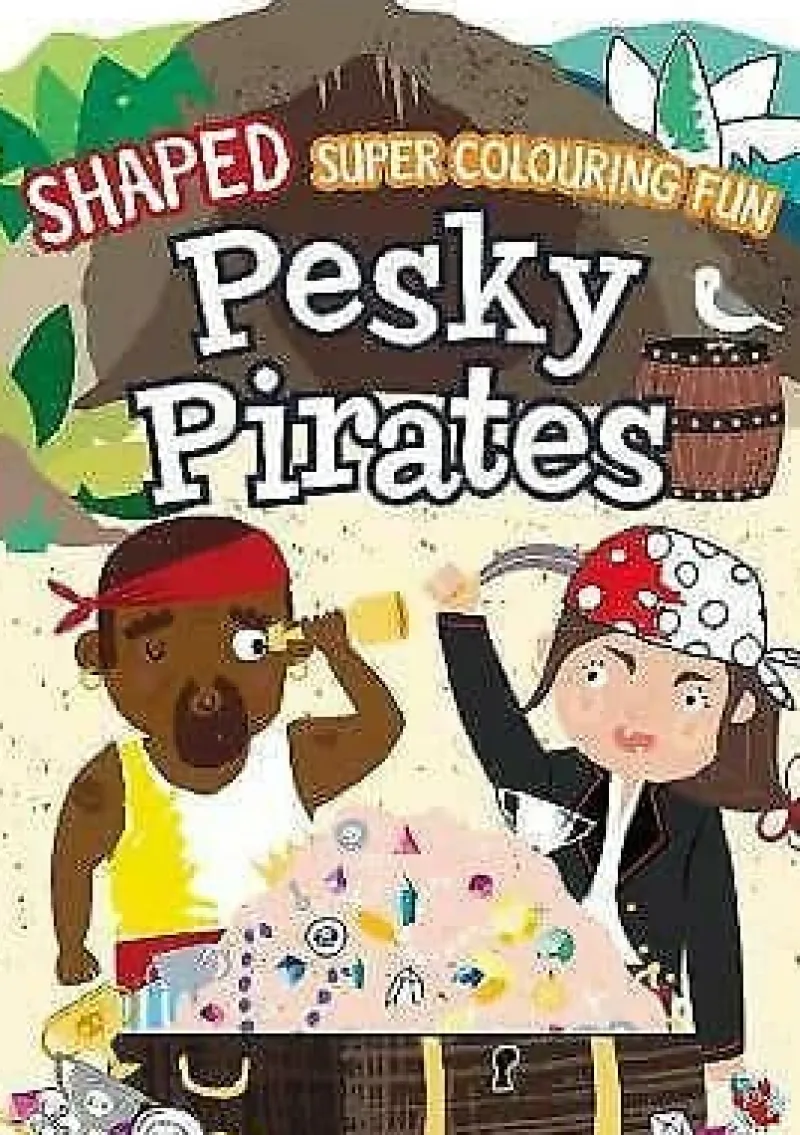 shaped_pesky_pirates_colo_0.webp Art and Crafts Shaped Pesky Pirates Colouring Book Sale