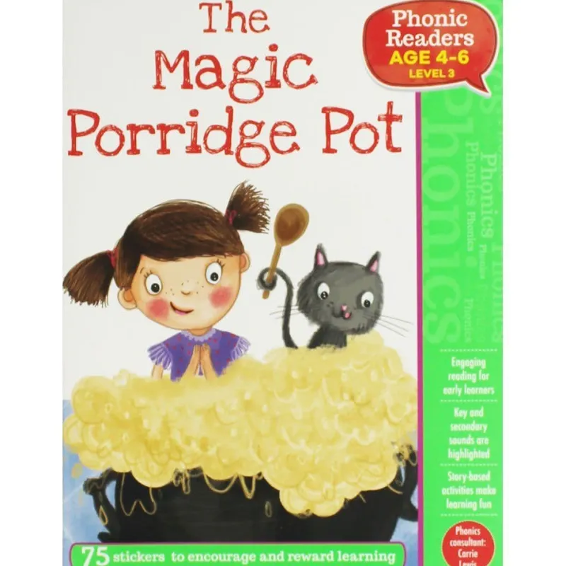 the_magic_porridge_pot_ph_0.webp Art and Crafts The Magic Porridge Pot Phonic Readers 4-6 Years Hot