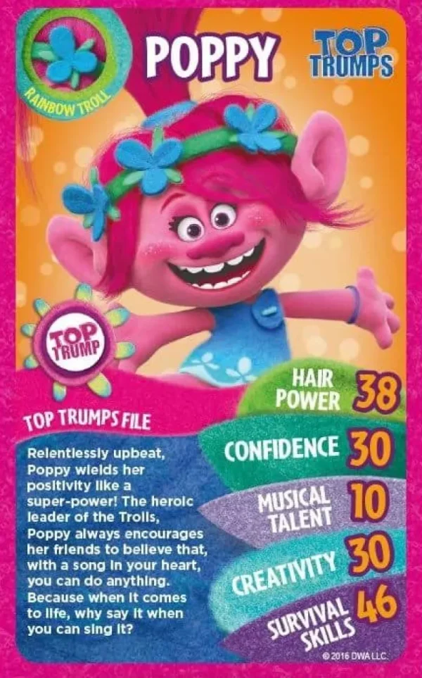Games and Puzzles Top Trumps Dreamworks Trolls Outlet