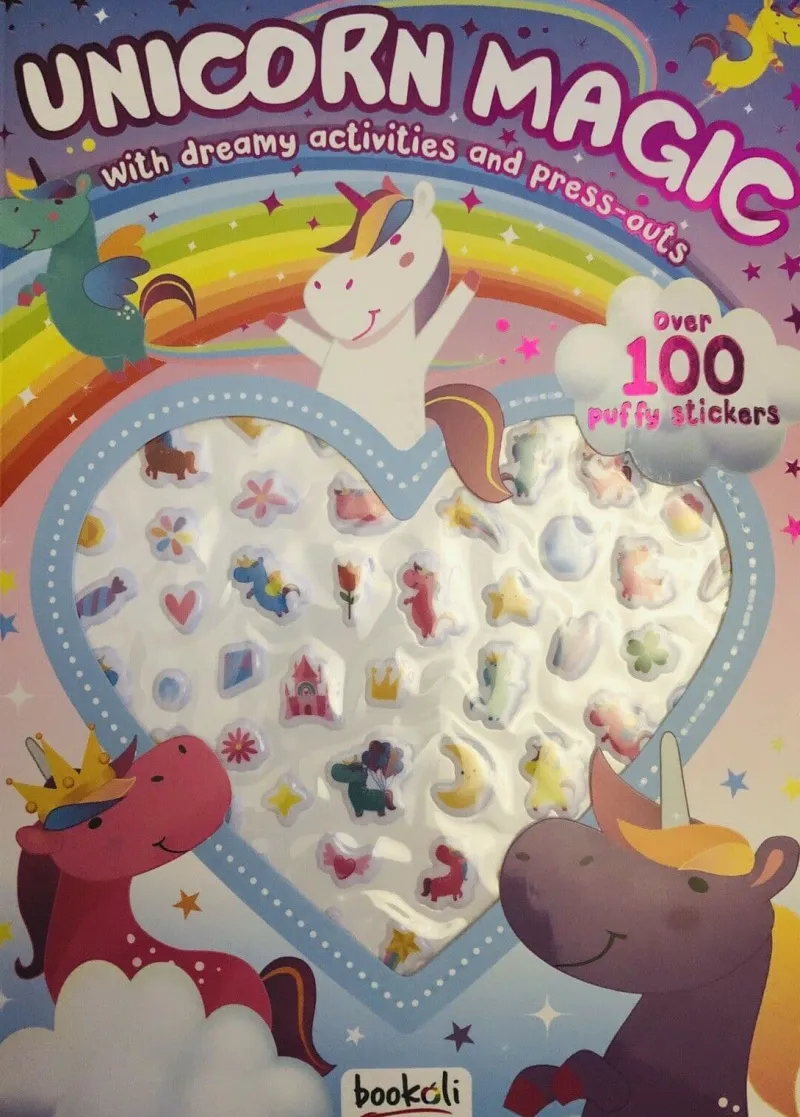 unicorn_magic_puffy_stick_0.webp Art and Crafts Unicorn Magic Puffy Sticker Book Outlet