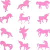 Art and Crafts Unicorn Night Glow in the Dark Wall Stickers Clearance