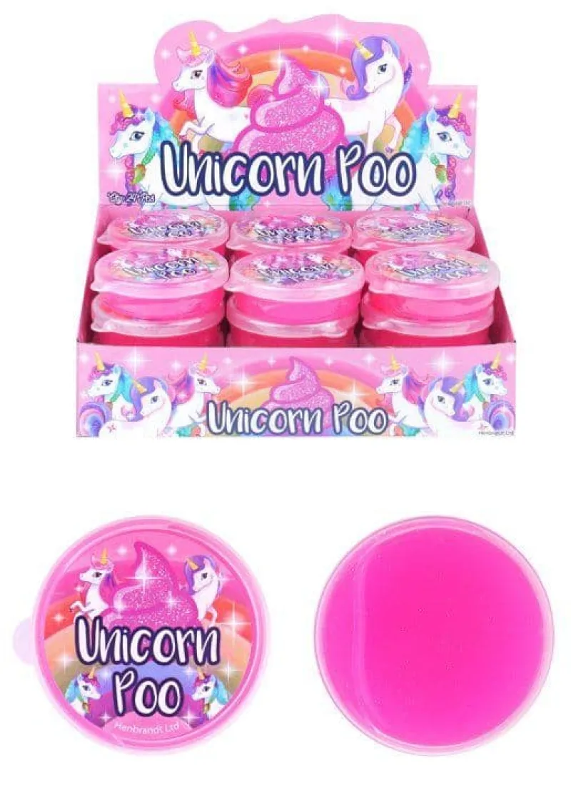 unicorn_poo_pink_glitter__0.webp Toys Under £10 Unicorn Poo Pink Glitter Slime Putty Tub Discount