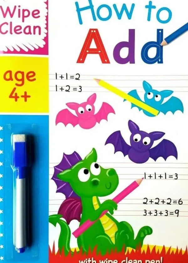Art and Crafts Wipe Clean How To Add Book with PEN Sale