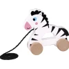 Special Offers Wooden Pull Along Zebra Toy Discount